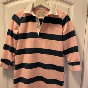 Abercrombie & Fitch Pink / Navy Rugby Dress - XS